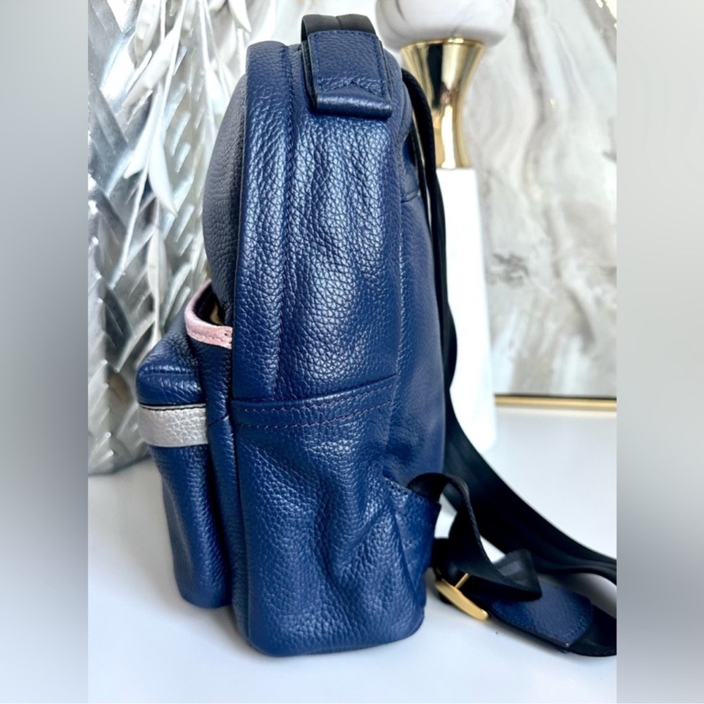 Marc Jacobs Mini Blue Leather Backpack NWT - Picture 7 of 13